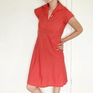 Vintage 70's Mindy‎ Malone drop shoulder dress